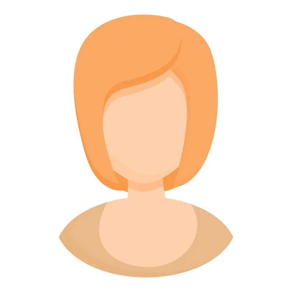 anonymous lady icon cartoon style vector 3