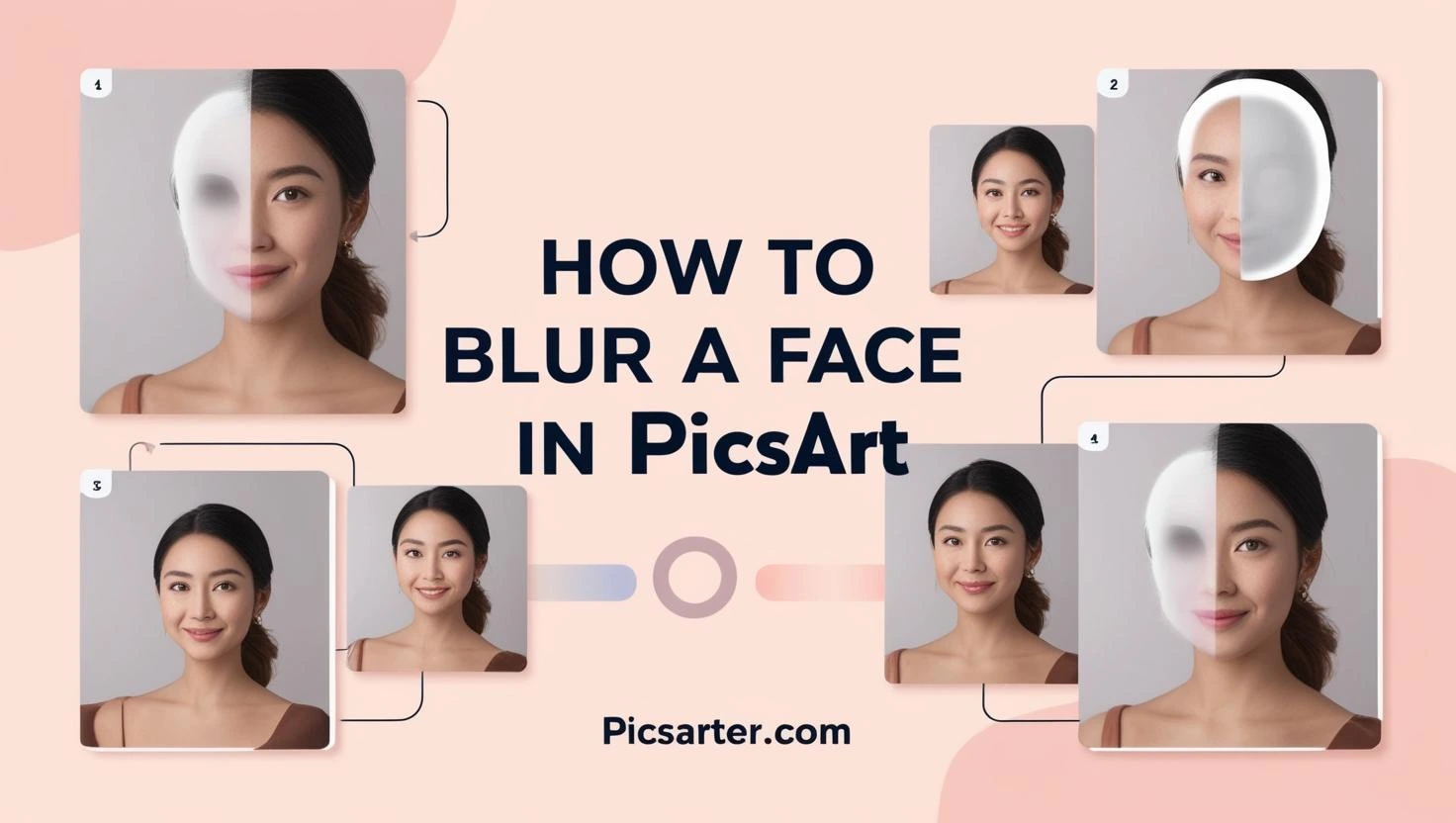 how to blur face in picsart